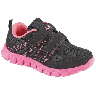 Double Velcro Trainer (RCST832AM), Girls (Infants 6 to 2)