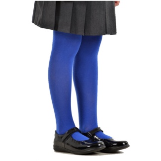 Cotton Tights by Pex in Royal (1-Pair Pack), John logie Baird Primary, St Kessogs Primary, Socks + Tights
