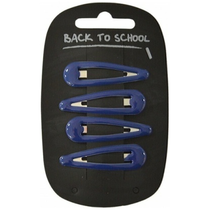 Click Clack Hair Clips Pack of 4, John logie Baird Primary, St Kessogs Primary, Hair Accessories