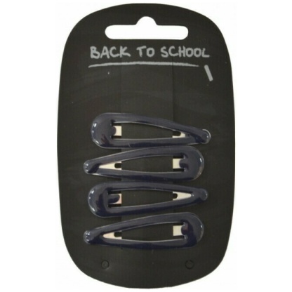 Click Clack Hair Clips Pack of 4, Caledonia Primary, Pakeman Primary, St Michael's Primary, Caledonia Early Years, Hair Accessories