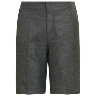 Bermuda School Shorts by Trutex in Grey, Trousers + Shorts
