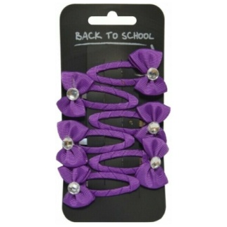 Hairclips Diamante 6 Pack, Balloch Primary, Lennox Primary, Tidemill Academy, Lennox ELCC, Hair Accessories