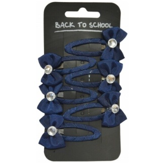 Hairclips Diamante 6 Pack, Caledonia Primary, Pakeman Primary, St Michael's Primary, Caledonia Early Years, Hair Accessories