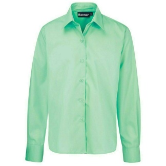 Long Sleeve Twin Pack of Shirts for Boys (Green), Shirts + Blouses