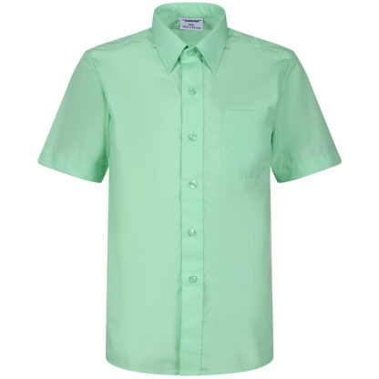 Short Sleeve Twin Pack of Shirts for Boys (Green), Shirts + Blouses