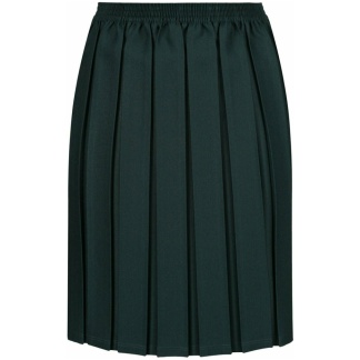 Primary School Box Pleat Skirt (In Bottle Green), Newington Green Primary, Wardie Primary, Skirts