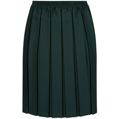 Primary School Box Pleat Skirt (In Bottle Green), Newington Green Primary, Wardie Primary, Skirts
