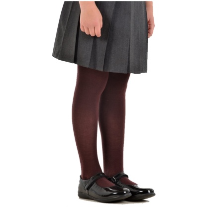 Cotton Tights bx (2 Pair Pack) (Brown), Socks + Tights