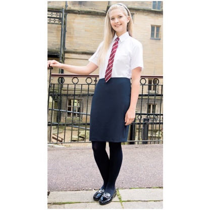 Honiton Hipster Stretch Skirt (In Navy), Caledonia Primary, Pakeman Primary, Skirts