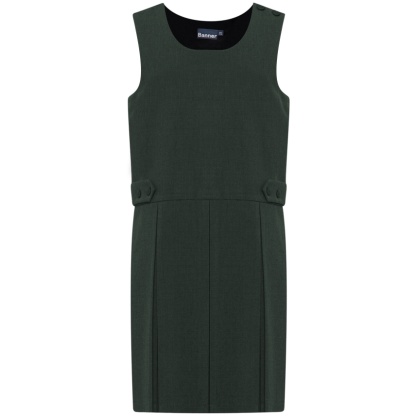Box Pleat Pinafore (In Green) (RCSTenby), Newington Green Primary, Wardie Primary, Pinafores