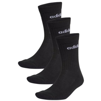 Adidas Socks (In Black) (3 pair pack), PE Kit, Socks + Tights