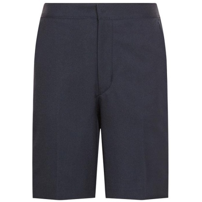 Bermuda School Short (In Navy), Caledonia Primary, Pakeman Primary, Trousers + Shorts