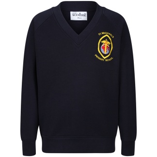 St Michael's Primary V-Neck Sweatshirt, St Michael's Primary