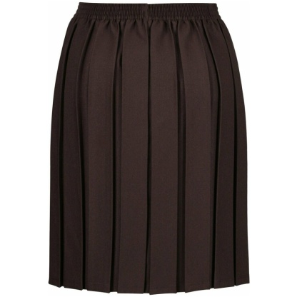 Primary School Box Pleat Skirt (In Brown), Skirts