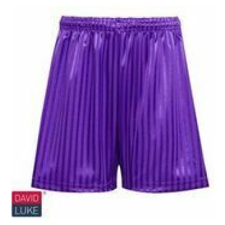 School PE Short (In Purple), Balloch Primary, Lennox Primary, Tidemill Academy, PE Kit
