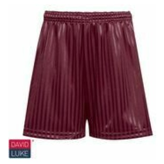 PE Short (In Maroon), Levenvale Primary, PE Kit