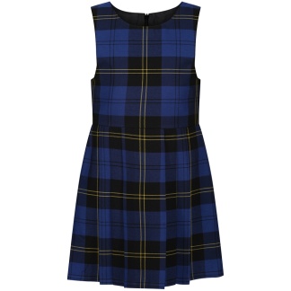 Pinafore Tartan Navy-Gold, Pinafores