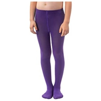 Cotton Tights in Purple (1 Pair Pack), Balloch Primary, Lennox Primary, Socks + Tights