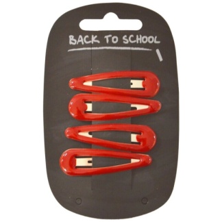 Click Clack Hair Clips Pack of 4, Cardoss Primary, Colgrain Primary, Cardross ELCC, Hair Accessories