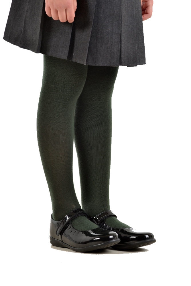 Cotton Tights bx (2 Pair Pack) (Bottle), Newington Green Primary, Wardie Primary, Socks + Tights