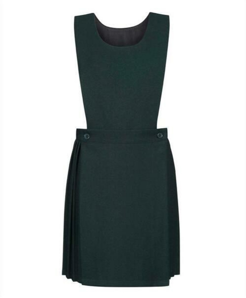 Bib Top Pinafore (In Bottle Green) (RCSWinter), Newington Green Primary, Wardie Primary, Pinafores