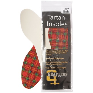 Tartan Insoles, Boys (3 to 6), Girls (3 to 6)
