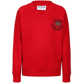Colgrain Primary V-Neck Sweatshirt, Colgrain Primary