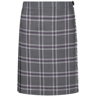 Grey-Purple Tartan Kilt, Balloch Primary, Skirts