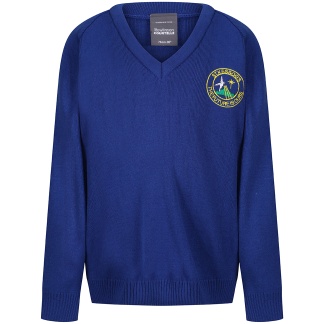 St Kessog's Primary Knitted V-neck, St Kessogs Primary