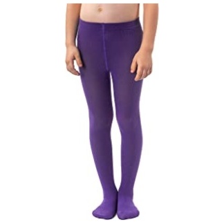 Cotton Tights in Purple (2 Pair Pack), Balloch Primary, Lennox Primary, Socks + Tights